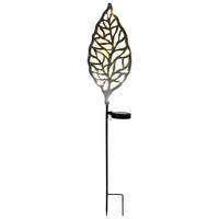 Solarleuchte Liv in Goldfarben max. 0,9 Watt - Goldfarben, ROMANTIK / LANDHAUS, Kunststoff/Metall (14/6/77cm) - Modern Living