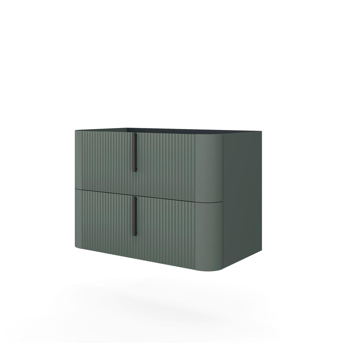 Element Ispod Umivaonika Lyra - šumska zelena/crna, Moderno, drvni materijal/metal (81/51/46cm)