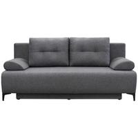 Zofa Boxspring Viera, Temno Siva, Ležišče, Predal - temno siva/črna, Moderno, kovina/tekstil (201/100/105cm) - Mömax