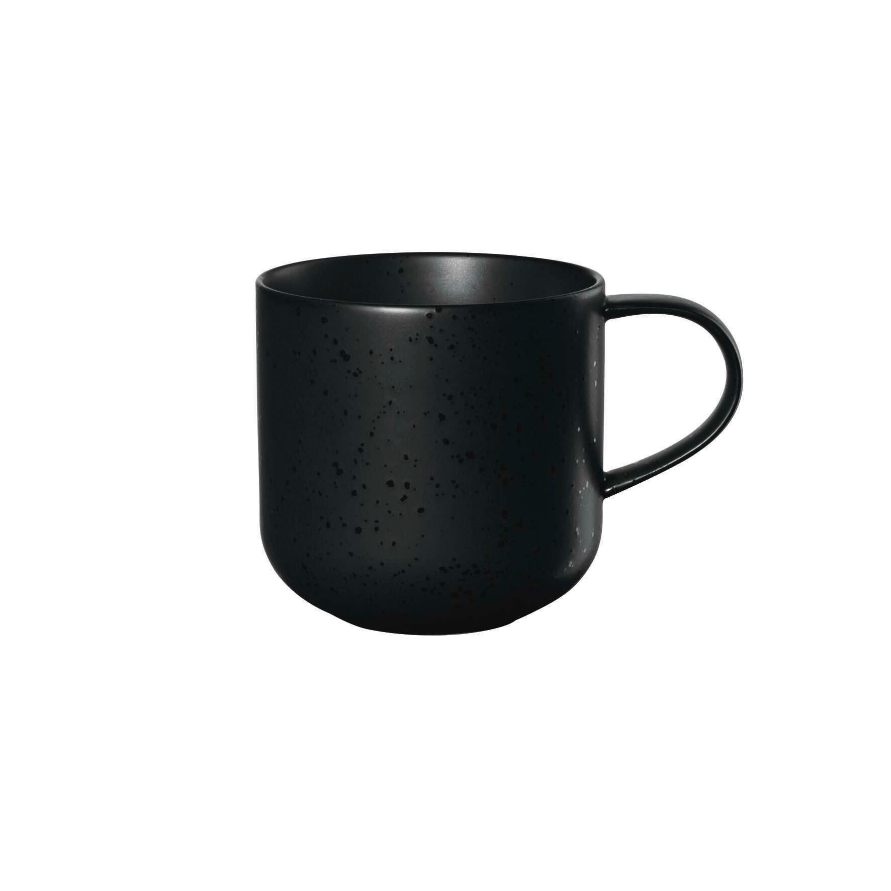 FILIŻANKA 19100190 - czarny, Design, ceramika (9,2/9,5cm) - ASA