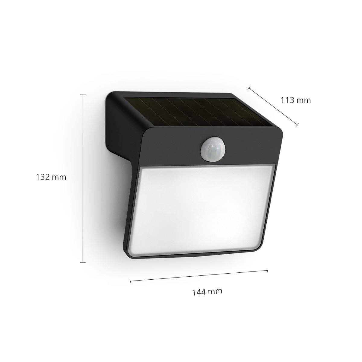 LAMPA SOLARNA 26544800 YARIXA - Konventionell (14.4/13.2/11.3cm) - Philips