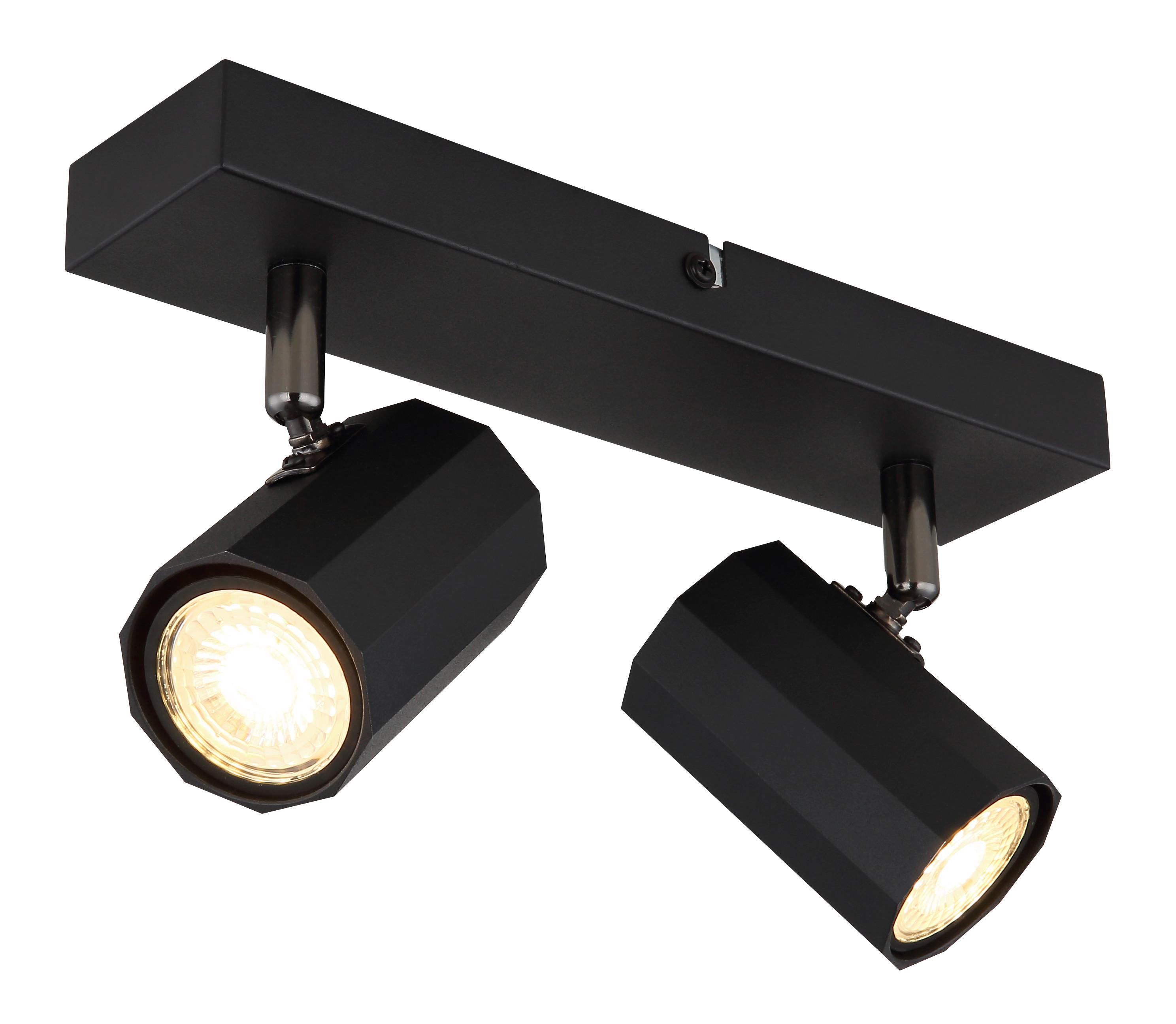 STRAHLER 57918-2B JAMES - Schwarz, Design, Metall (26/6/14,5cm) - Globo