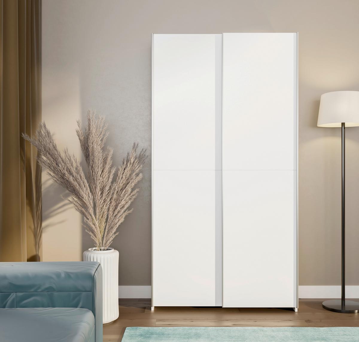 Ormar S Kliznim Vratima Home Nook - bijela, Basics, drvni materijal (100,1/190,5/39,1cm) - Modern Living