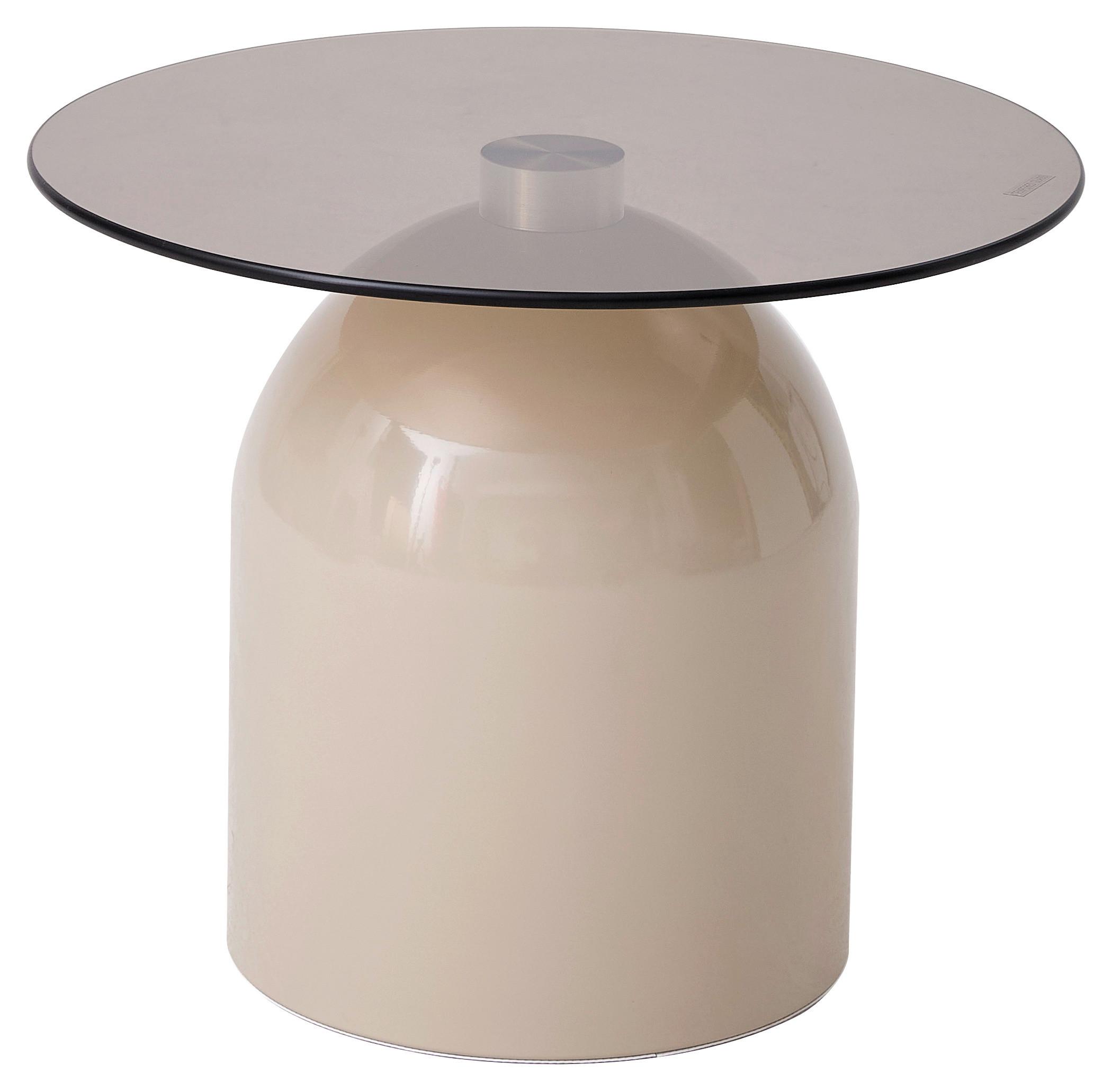 Jade Klub Stočić - siva/bež, Moderno, staklo/metal (50/40cm) - Modern Living