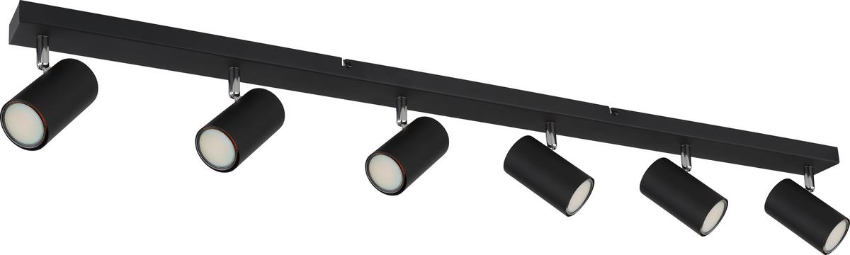 Strahler Witmo Schwarz max. 35 Watt - Schwarz, KONVENTIONELL, Metall (115/6/12cm)