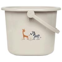 KOSZ NA PIELUCHY WINDELEIMER - taupe, Basics, tworzywo sztuczne (36,5/32/28cm) - Bebe Jou