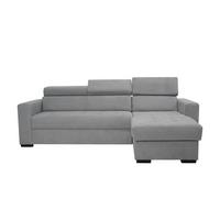 Kutna Garnitura Marco - siva/crna, Konvencionalno, drvni materijal/drvo (238/78-94/170cm) - Modern Living