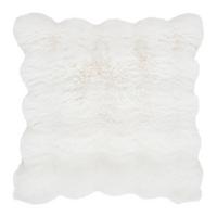 Fellkissen Bela Naturfarben ca. 45x45cm - Naturfarben, MODERN, Textil (45/45cm) - Premium Living