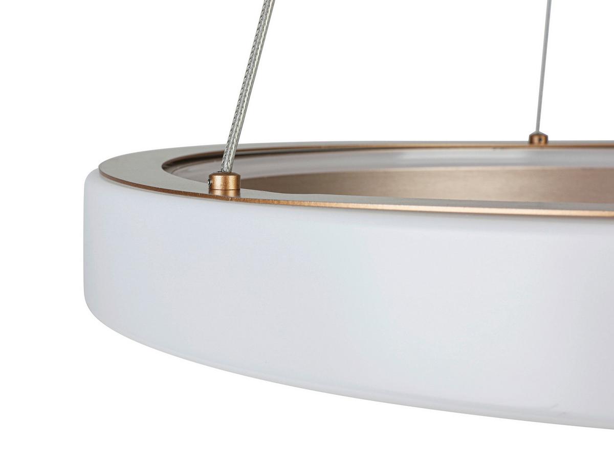 LAMPA WISZĄCA TERESA - biały/cappuccino, Trend, tworzywo sztuczne/metal (50/120cm) - Collet's Monde
