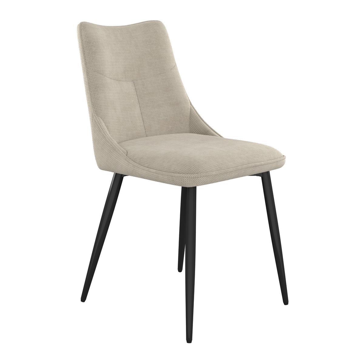 Stolica Vera Giga-S - bež/crna, Konvencionalno, drvo/metal (46/86/59cm)