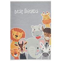 KINDERTEPPICH MY GRETA - Weiss/Multicolor, Trend, Textil (115/170cm) - Ben'n'jen