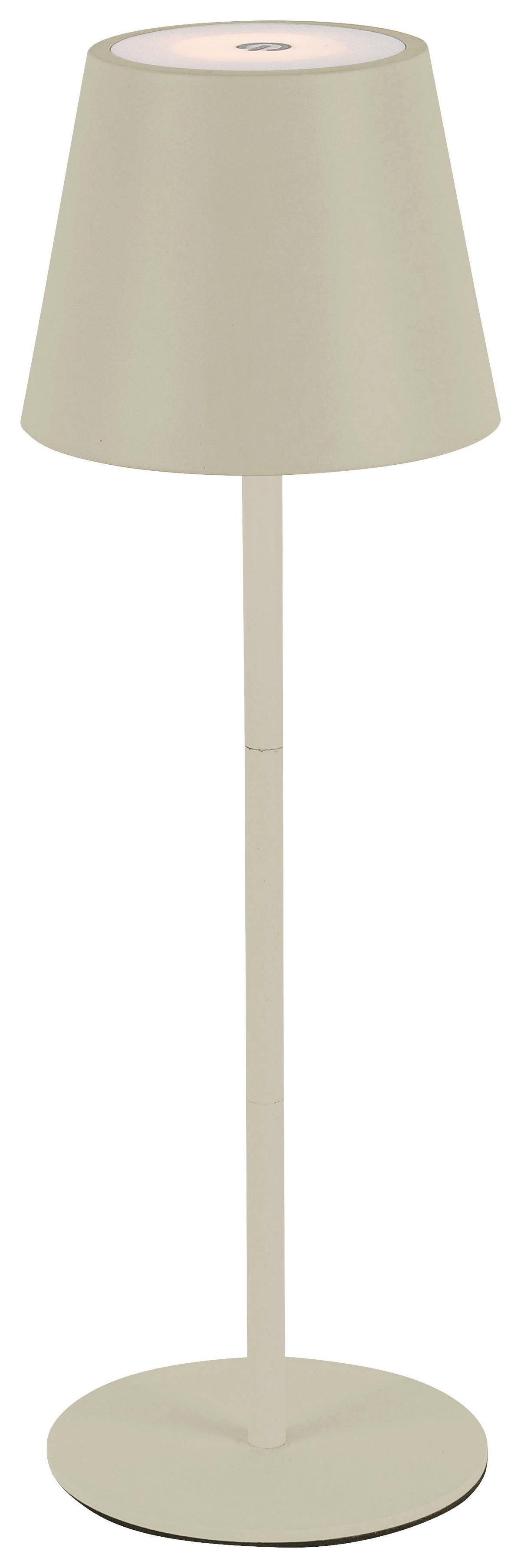 LED-Tischleuchte Noemi Sandfarben max. 3 Watt - Sandfarben, Konventionell, Kunststoff/Metall (10,5/17-36cm) - Mömax