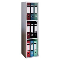 Etajeră Pentru Documente Offas - alb, Design, material pe bază de lemn (34/107/30cm) - MID.YOU
