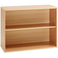 Aktenregal "Serie 4000" , buche - Buchefarben/Schwarz, Basics, Holzwerkstoff/Kunststoff (100/75,4/39,5cm) - MID.YOU
