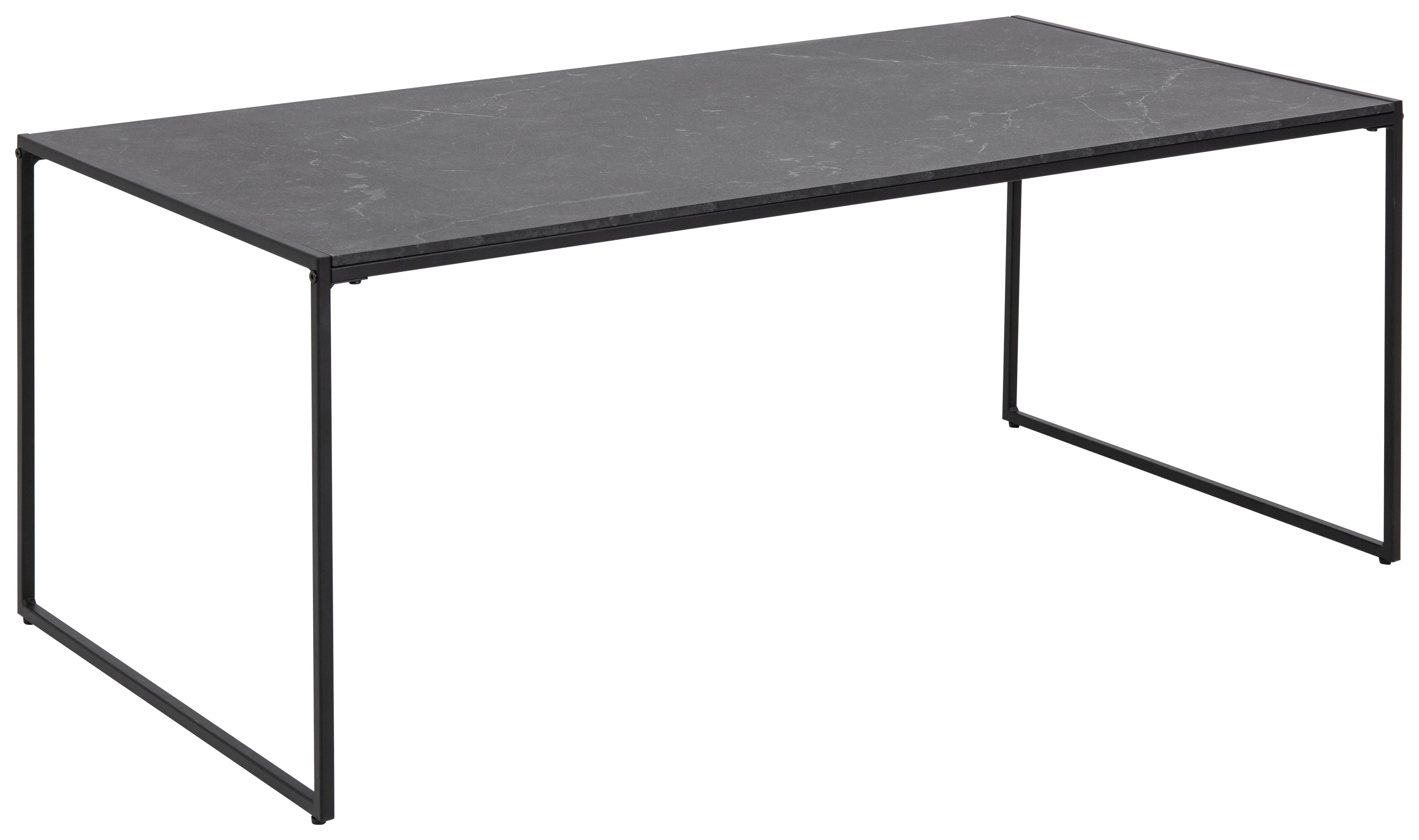 STOLIK KAWOWY INFINITY - czarny, Konventionell, materiał drewnopochodny/metal (120/60/48cm) - MID.YOU