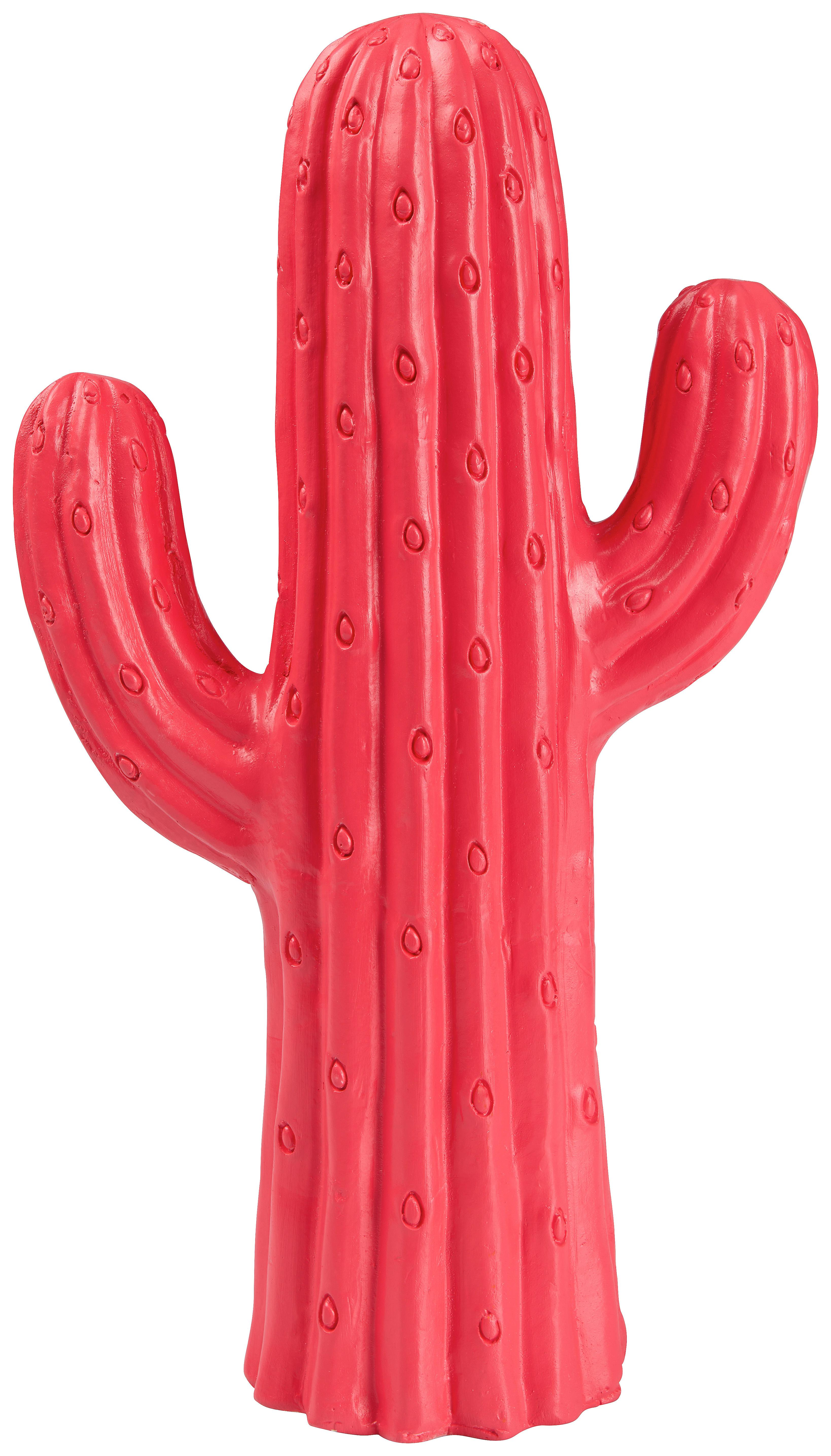Dekor Kaktusz Cactus - pink, Design, fém (23/40/11cm)