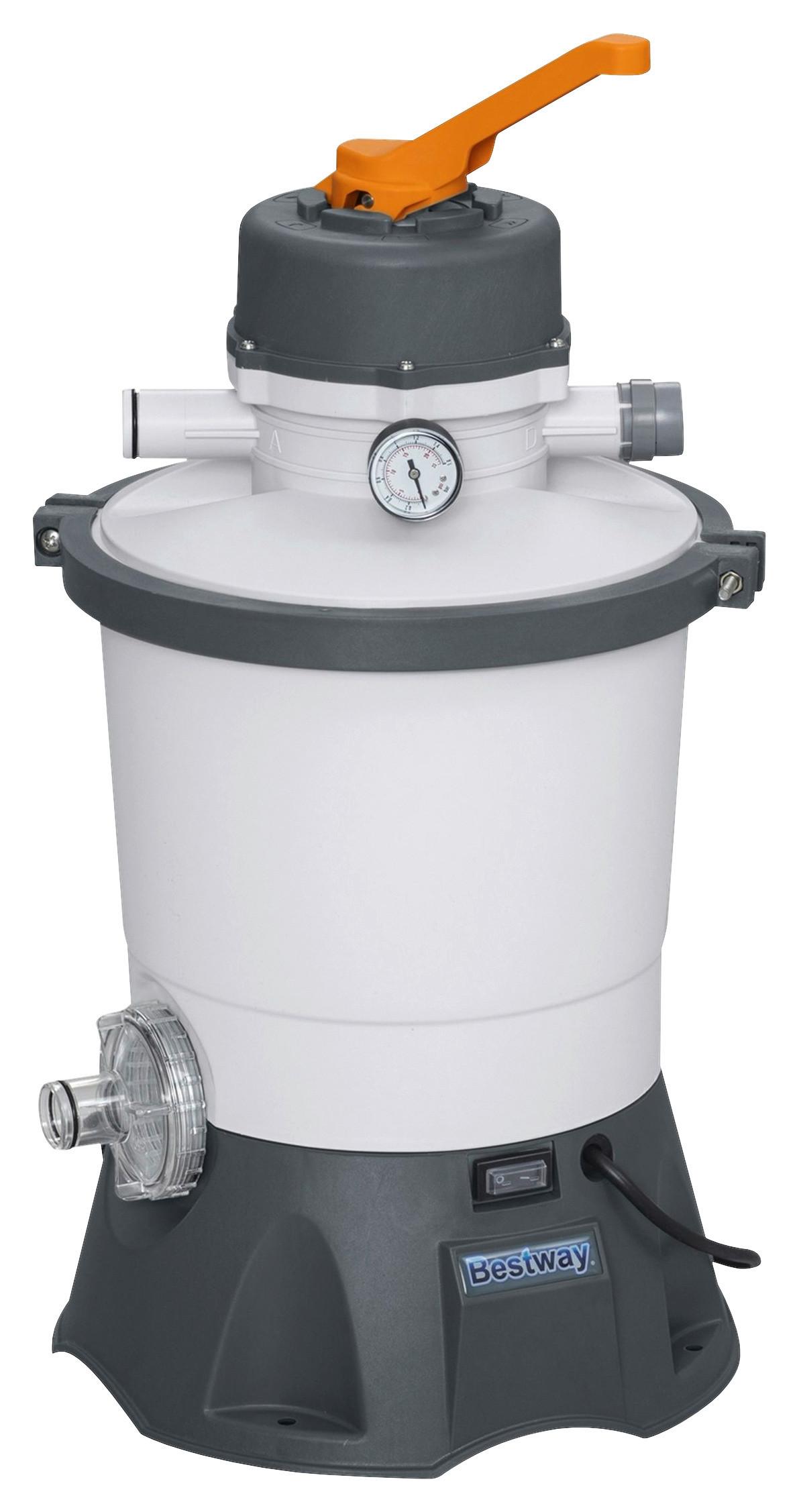 SANDFILTERPUMPE 58515 FLOWCLEAR - biały/szary, Konventionell, tworzywo sztuczne/metal (30,6/30,6/62cm) - Bestway