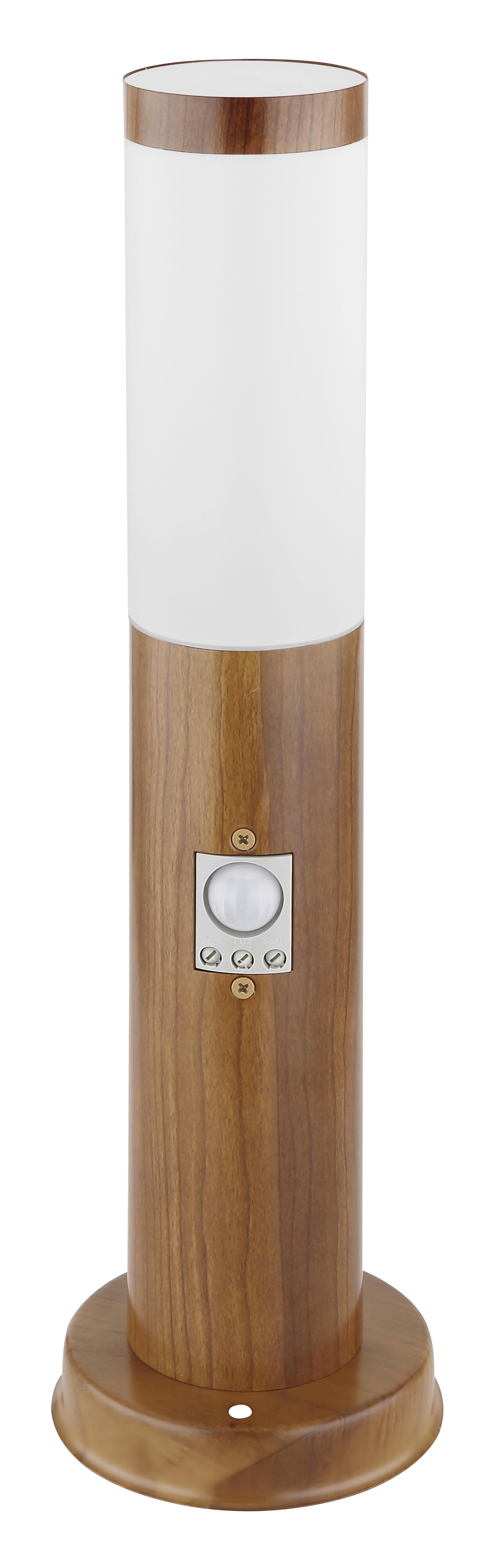 Außenleuchte Boston in Braun max. 30 Watt - Opal/Braun, Basics, Kunststoff/Metall (12,7/45cm) - Globo