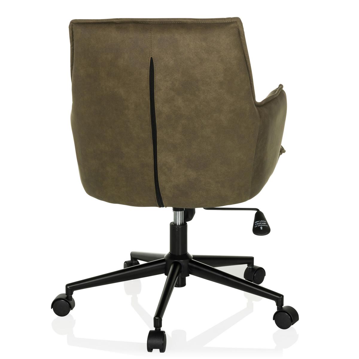 Vrtljivi Stol Solao Life, Zelena - črna/zelena, Moderno, kovina/umetna masa (54/85/70cm) - MID.YOU