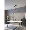 LED-HÄNGLAMPA MIMI - svart, Modern, metall/plast (88/13/120cm) - Mömax