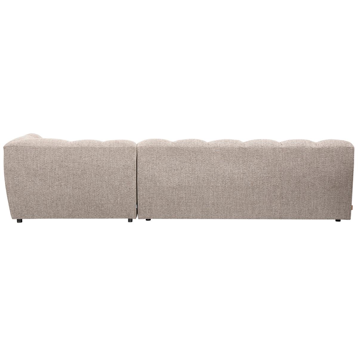 ECKSOFA Allure Braun S: 324x165cm - Schwarz/Braun, Design, Kunststoff/Textil (324/165cm) - Livetastic