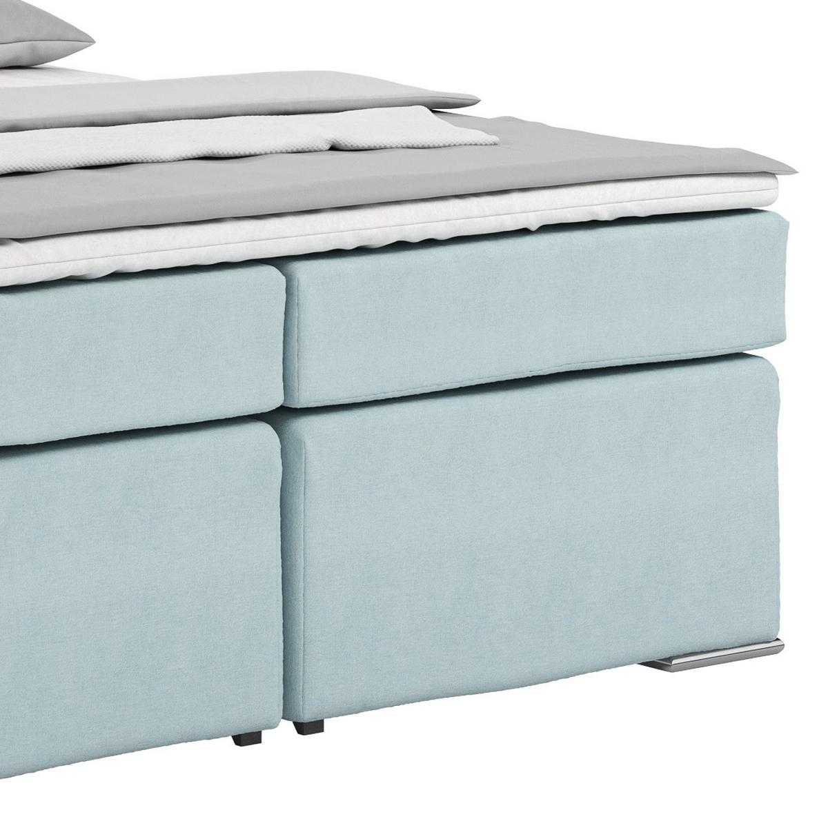 Boxspring Krevet Nero - boje mente/boje kroma, Konvencionalno, tekstil/metal (160/200cm) - Best Price