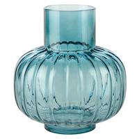 Vază PAULA I -PAZ- - albastru, Basics, sticlă (18/20cm) - Modern Living