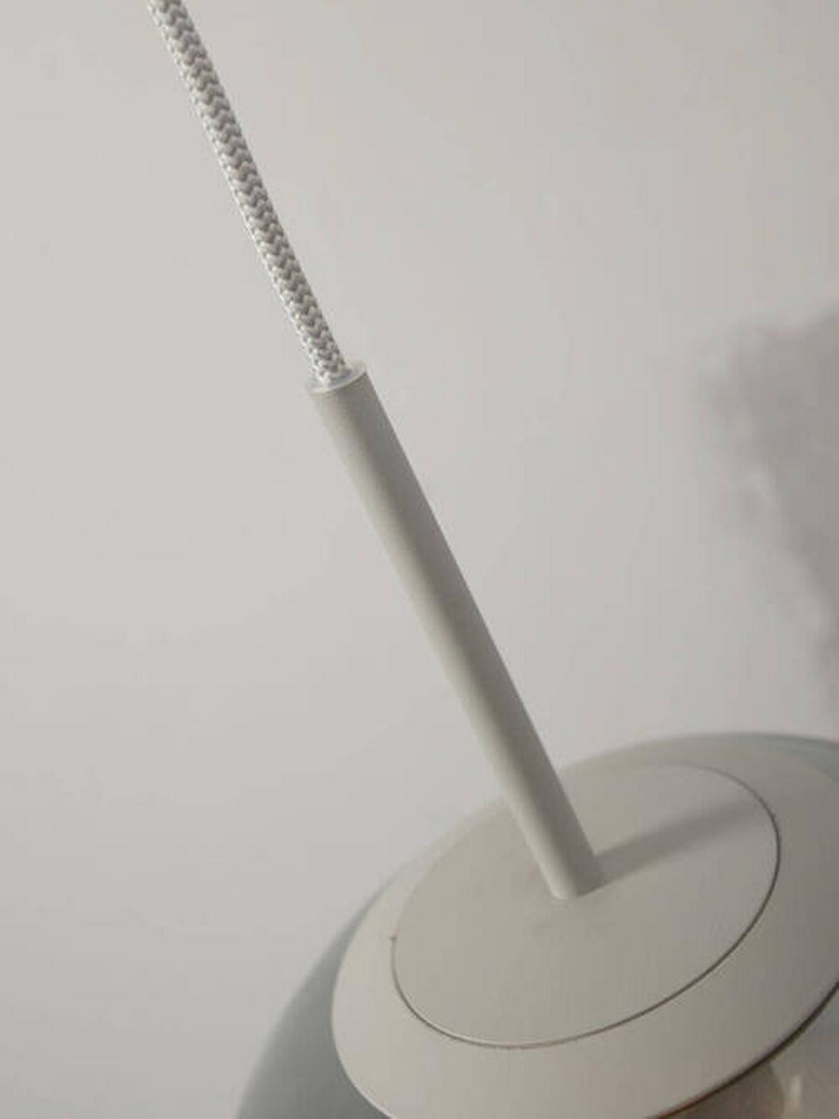 Függőlámpa Helsinki - világosszürke, Trend, üveg (26/37,5cm) - It's about Romi