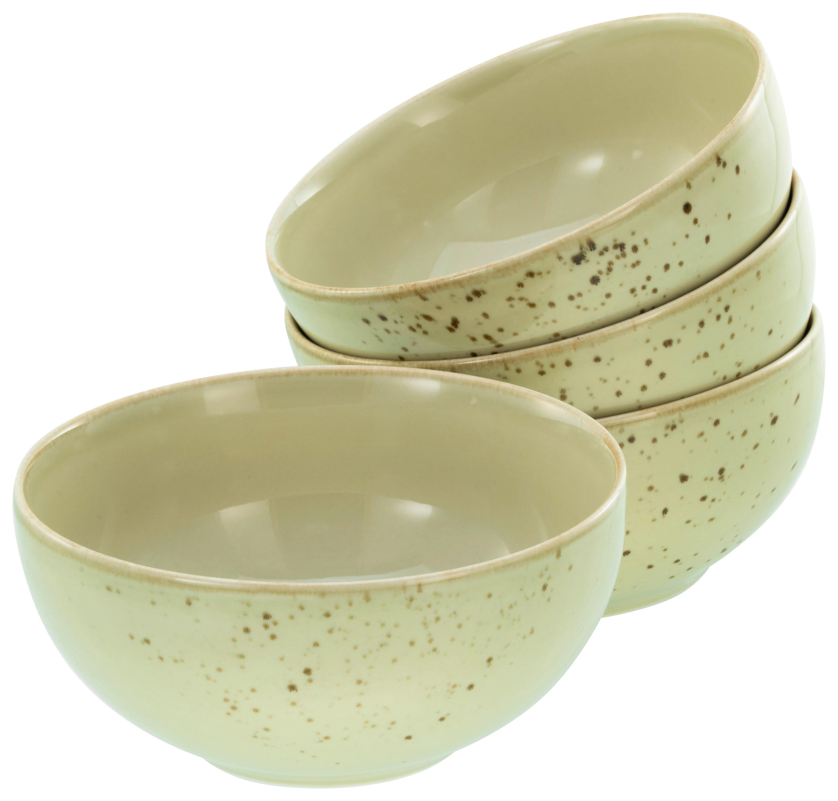 Set Posod Earth, 4-Delni - žajbljevo zelena, Design, keramika (17,5cm) - Creatable