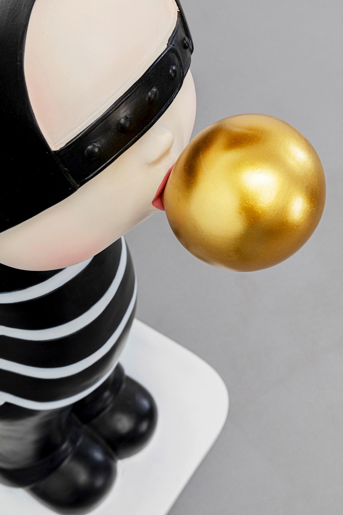 Beistelltisch Bubble Boy Multicolor/Messingfarben - Messingfarben/Multicolor, MODERN, Kunststoff/Metall (42/74/34cm) - Kare-Design