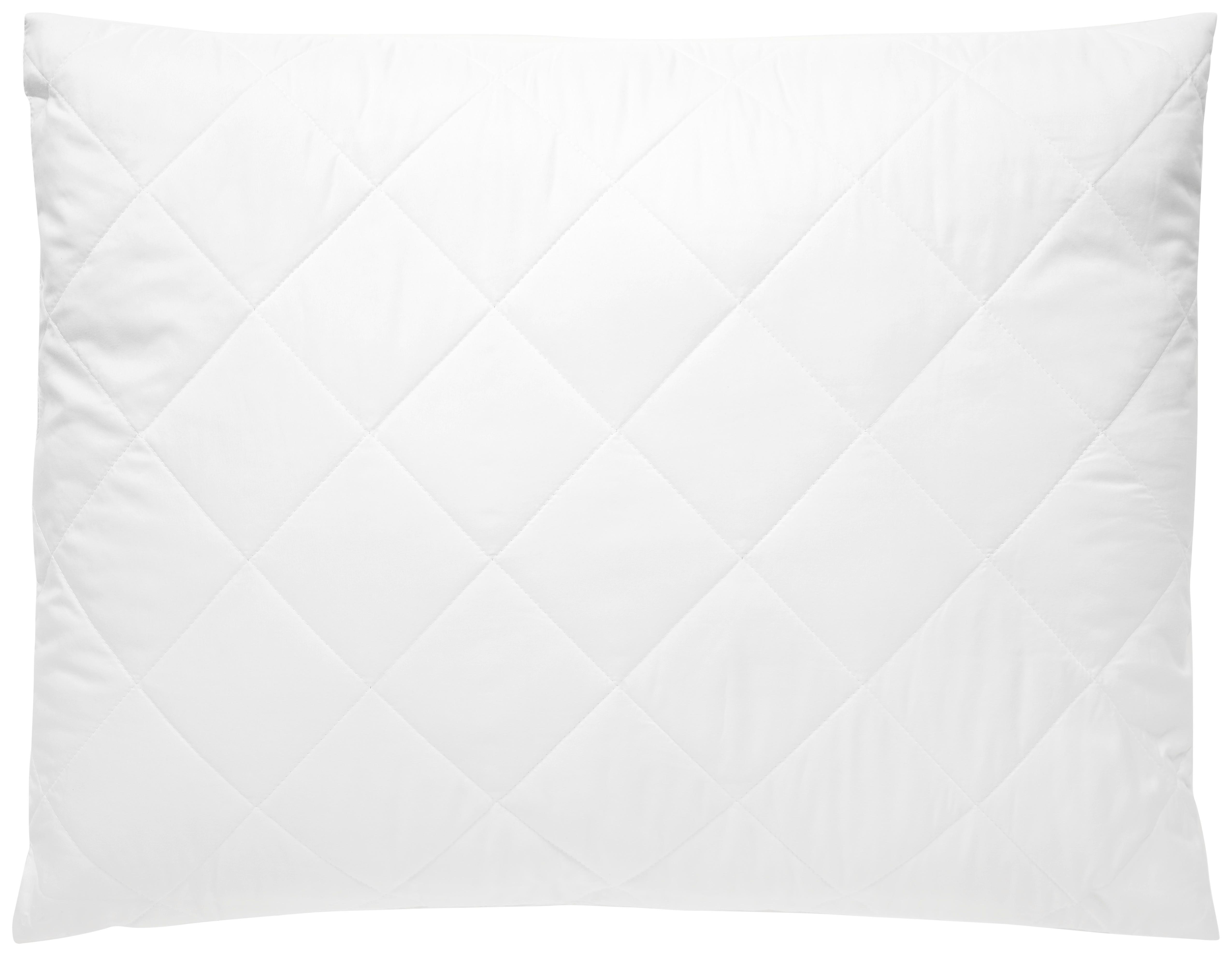 PODUSZKA POD GŁOWĘ OBJEKT 95°C - biały, Basics, tkanina (60/80cm)