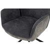 STOL MED ARMSTÖD QUEENS - svart/antracit, Design, metall/textil (60/89/64cm) - Mömax