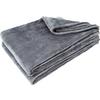 Pătură pufoasă Kuschelix - antracit, textil (140/200cm) - Modern Living