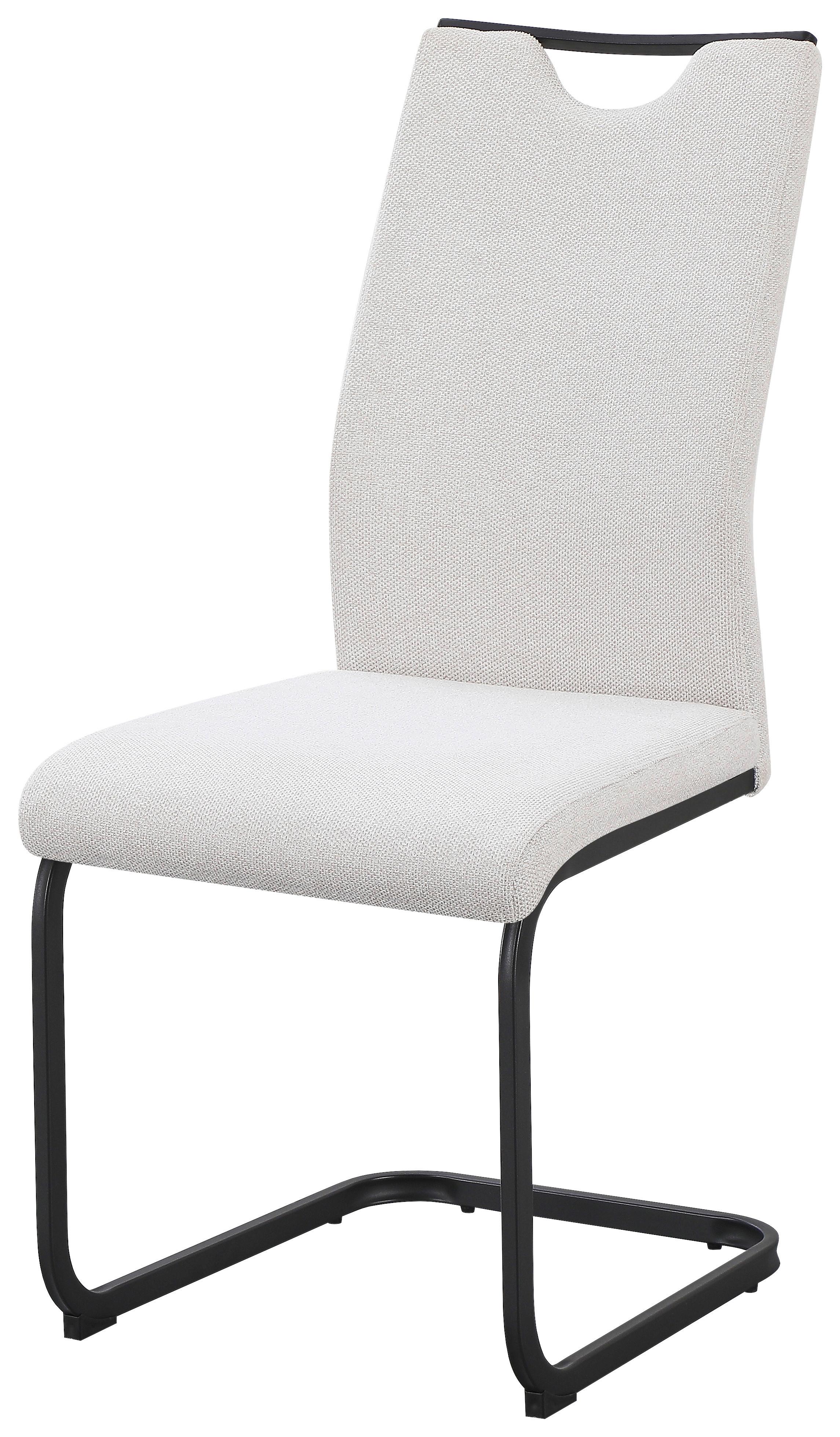Nihajni Stol Maya - črna/bež, Trend, kovina/tekstil (58/98/43cm)