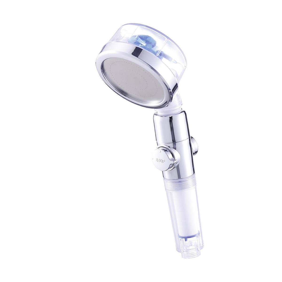 Zuhanyfej Aquadon Ecotornado Blu - kék, Modern, műanyag - Mediashop