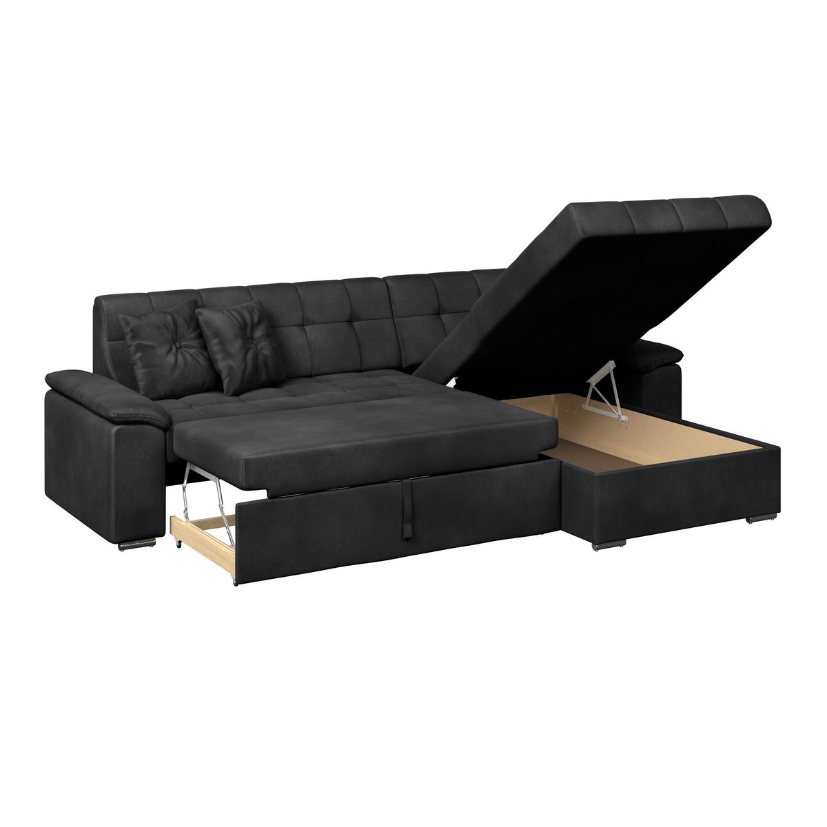 Coltar BALI - negru, Trend, textil (257/167cm) - Modern Living