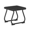 BALKONGMÖBLER SET AUGUSTINA - mörkgrå, Modern, metall/plast - Bessagi Garden