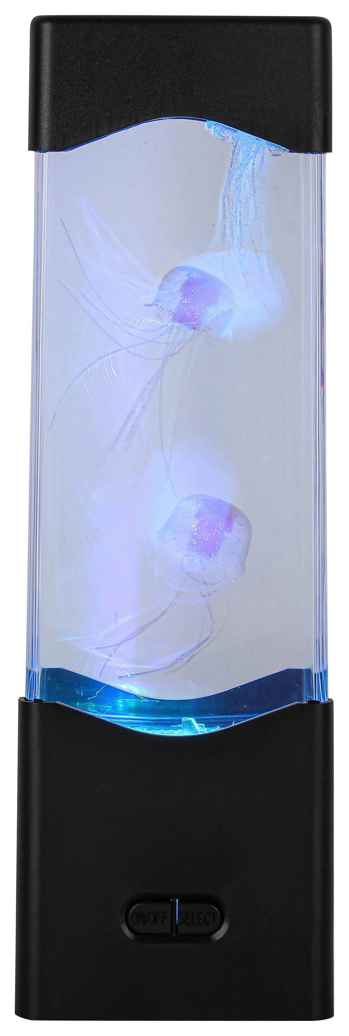 LED-DEKORATIONSLAMPA QUALI - svart/transparent, Modern, plast (7,5/23,3/7,5cm) - Mömax