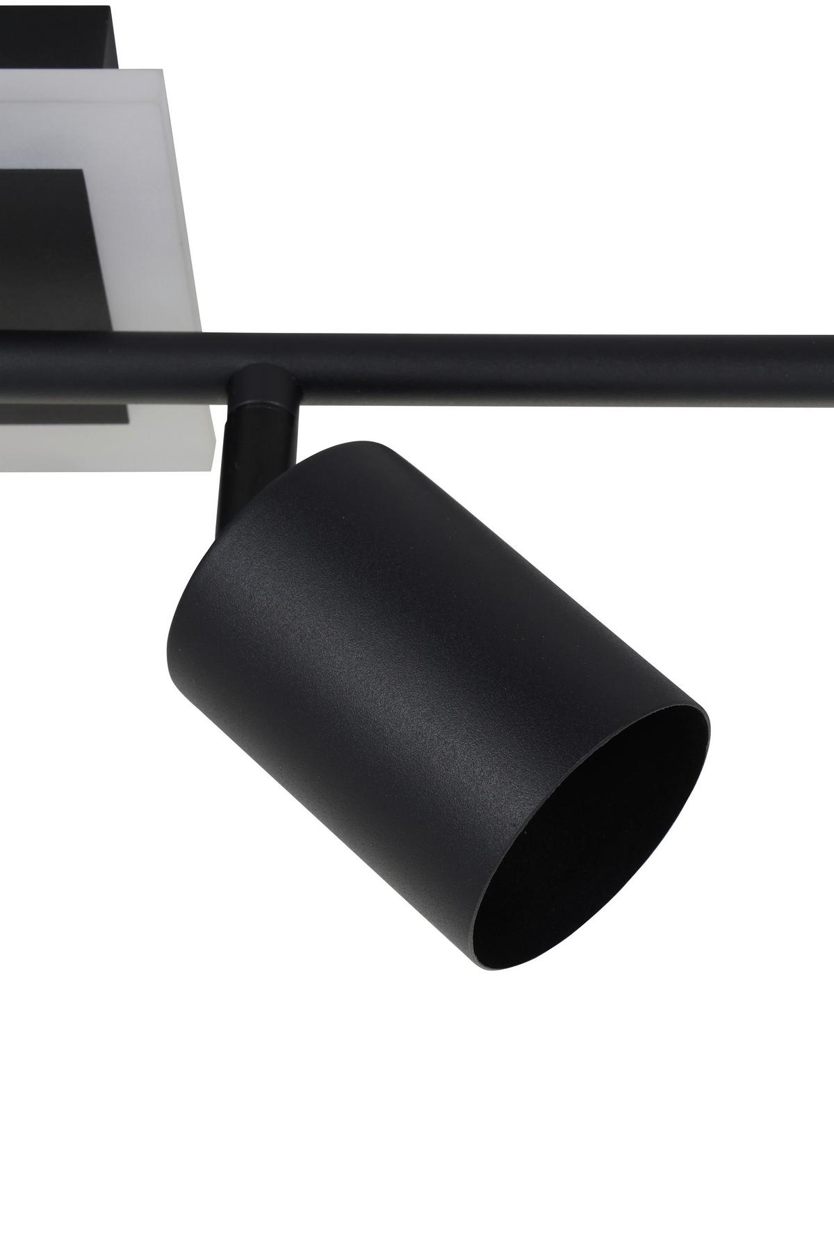 LAMPA SUFITOWA MAXIN - czarny, Trend, tworzywo sztuczne/metal (63/9,5/16cm) - Novel