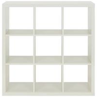 Raumteiler Style in Weiß ca. 112x112x38 cm - Weiß, MODERN, Holzwerkstoff (112/112/38cm) - Mömax