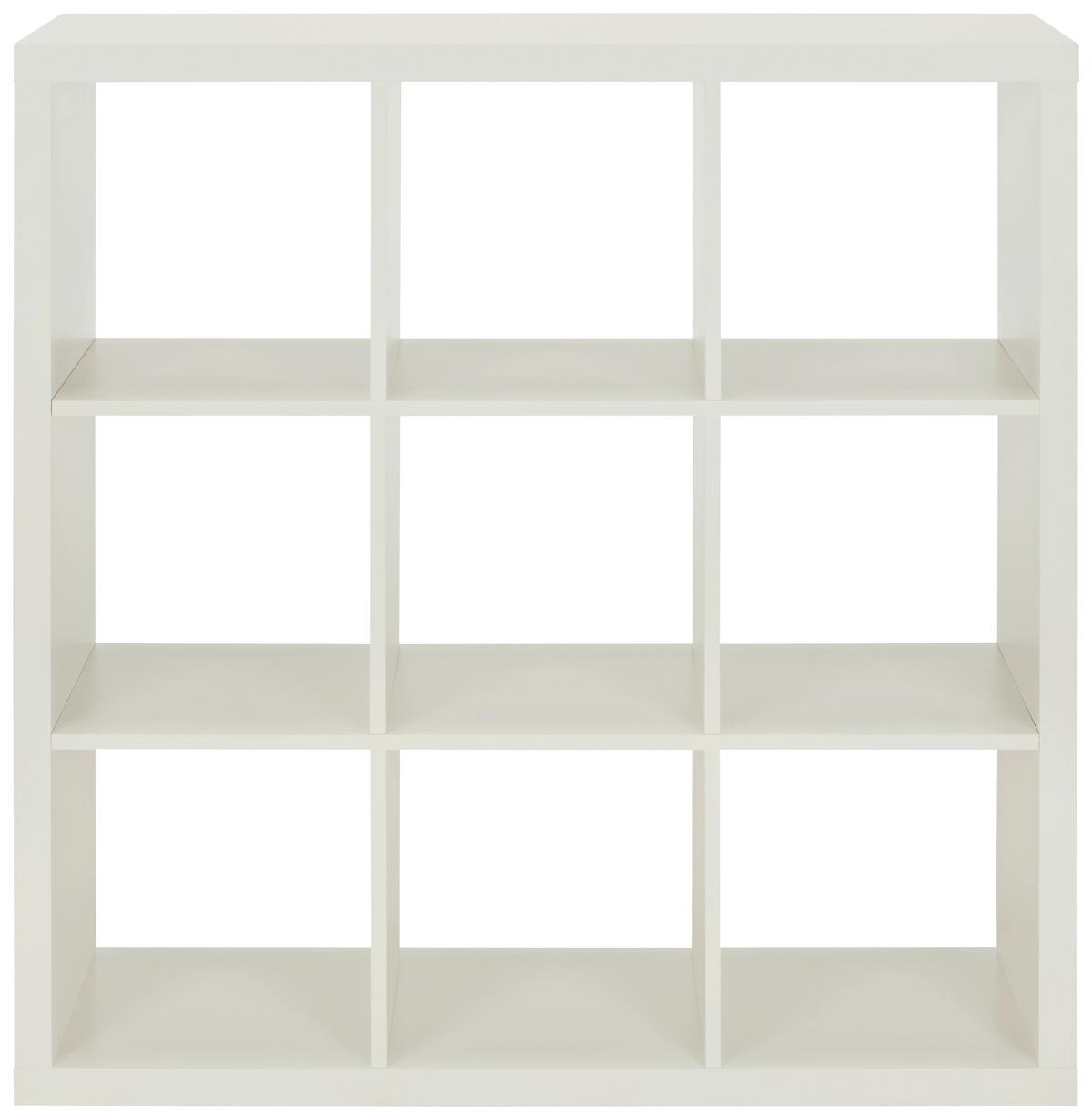 Raumteiler Style in Weiß ca. 112x112x38 cm - Weiß, MODERN, Holzwerkstoff (112/112/38cm) - Mömax