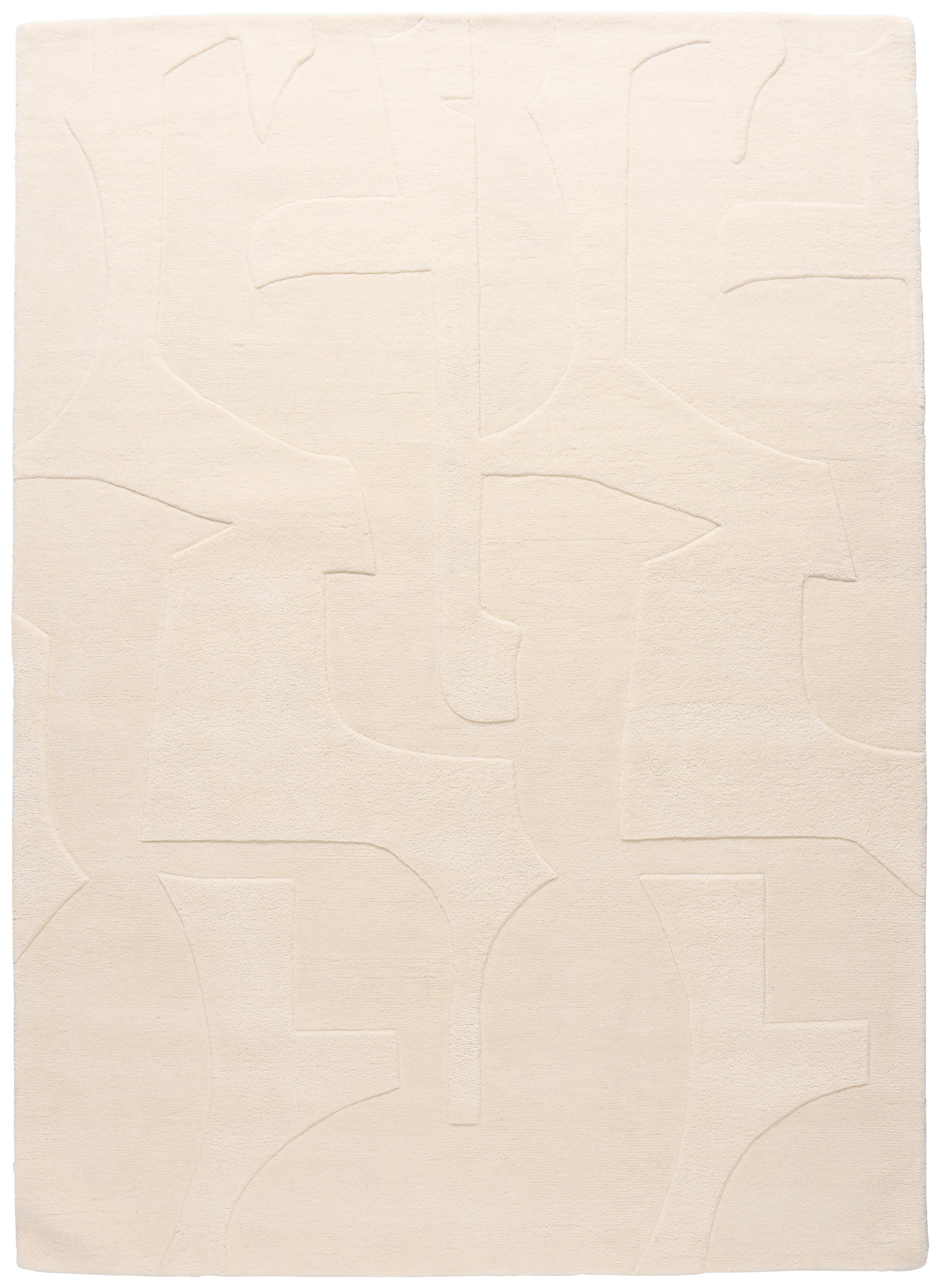 Wollteppich Bermudez Creme ca. 160x230cm - Creme, Basics, Textil (160/230cm)