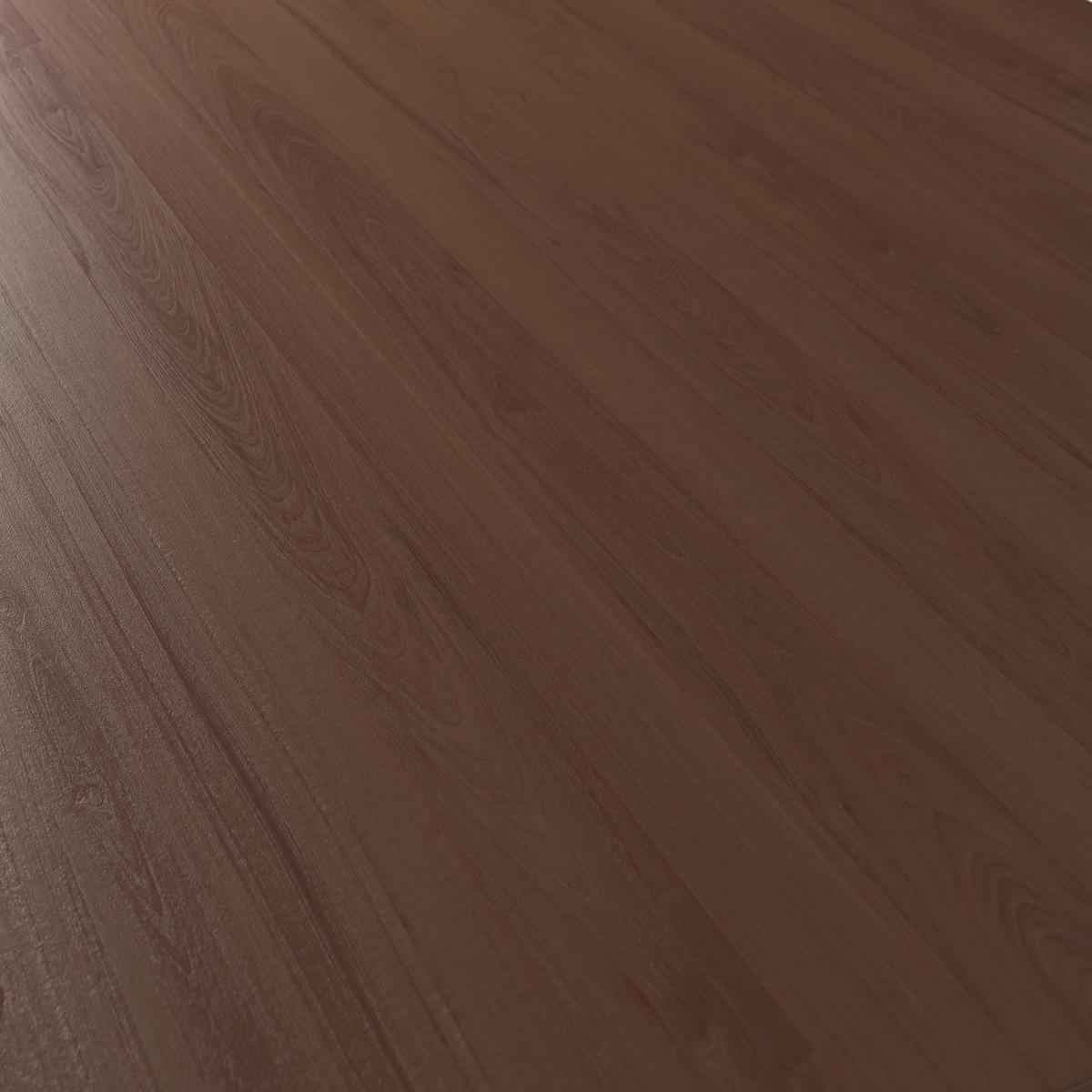 Esstisch Ennio Walnuss MDF L/B/H ca. 120/120/75 cm rund - Walnussfarben, MODERN, Holz/Holzwerkstoff (120/75cm) - Bessagi Home