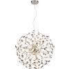 LED-TAKLAMPA CEYLIN - klar/kromfärg, Basics, metall/glas (60/60/150cm)