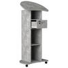 Stoječi Pult Redola M, Beton - siva, Moderno, leseni material (56/110/37cm) - MID.YOU
