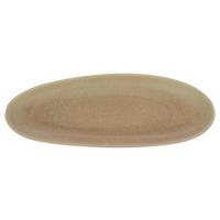 Servierplatte Gourmet in Beige aus Keramik - Beige, Modern, Keramik (35,5/15/3,5cm) - Premium Living