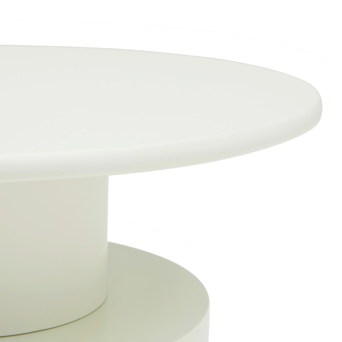 Măsuță de cafea AZURA - gri deschis, Lifestyle, plastic/lemn (60/35cm) - Modern Living