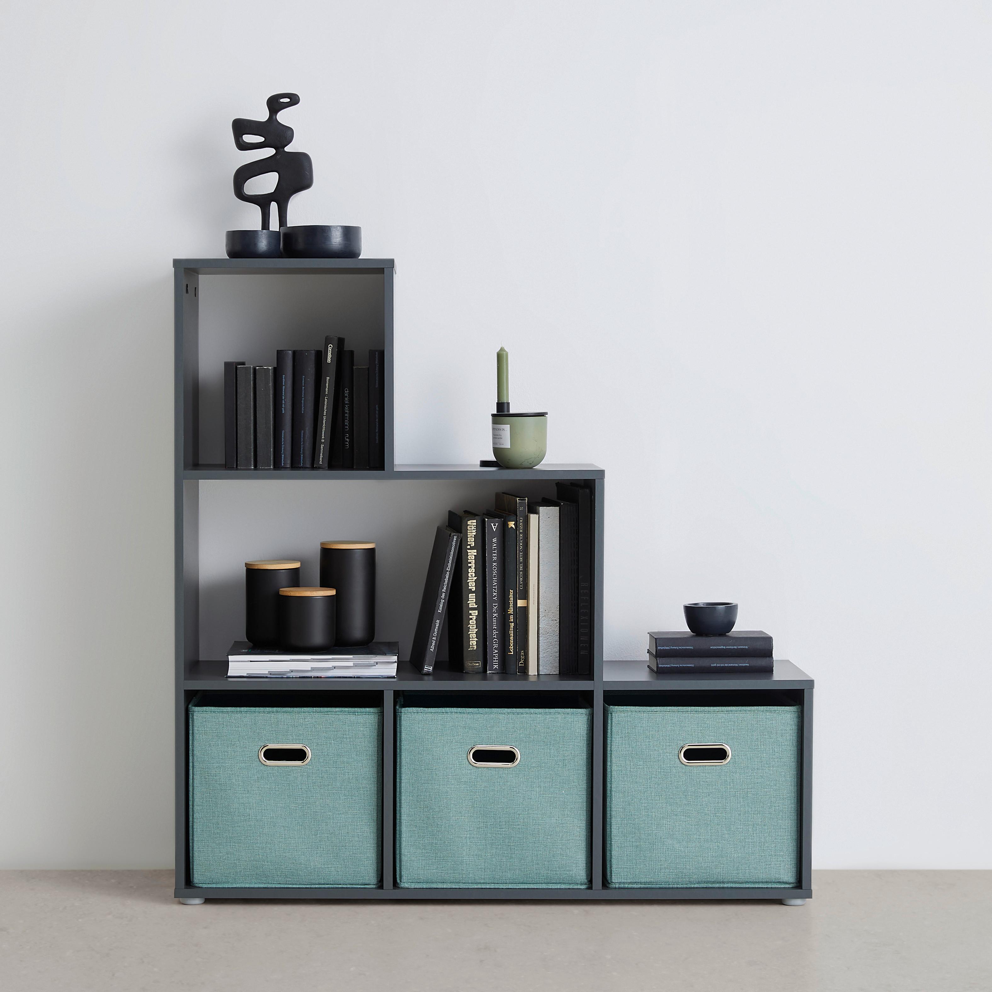 HYLLA CASSA 1 -TOP- -BASED- - antracit, Klassisk, trämaterial (112/113/35cm) - Based