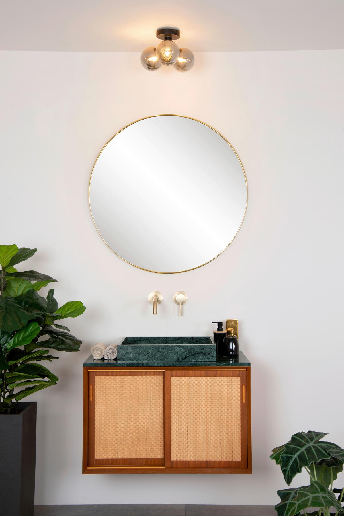 ŁAZIENKOWA LAMPA SUFITOWA 74116/03/30 TRUDY - Konventionell, szkło (28/28/18cm) - Lucide