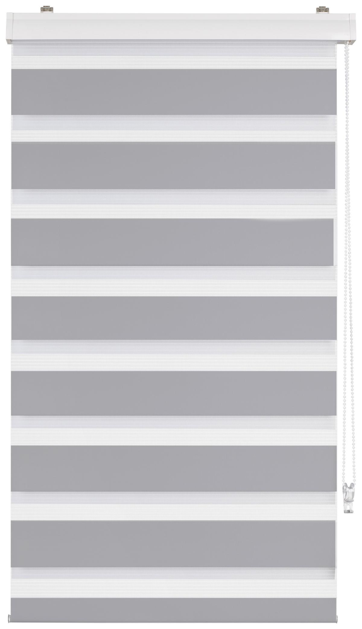 Doppelrollo Thomas in Grau ca. 100x160cm - Grau, Kunststoff/Textil (100/160cm) - Premium Living